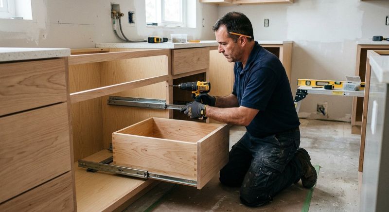 Kitchen Drawer Installation in Carmel, IN