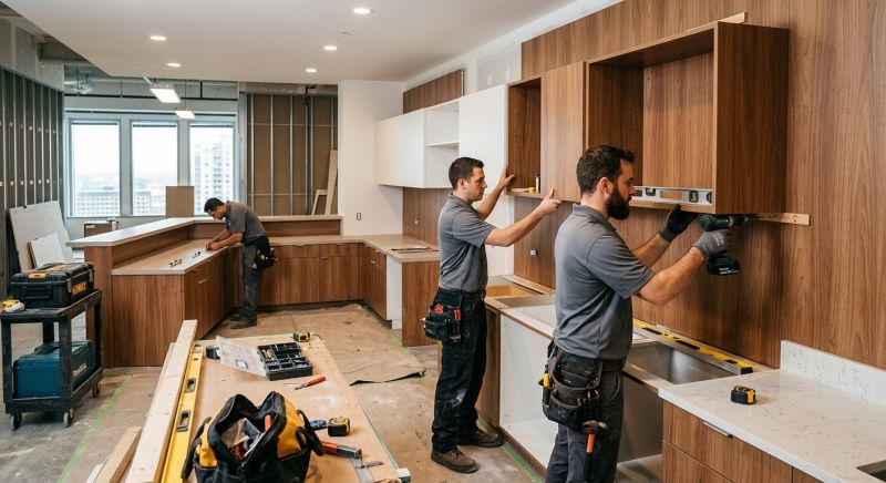 Kitchen Island Installation in Muncie, IN