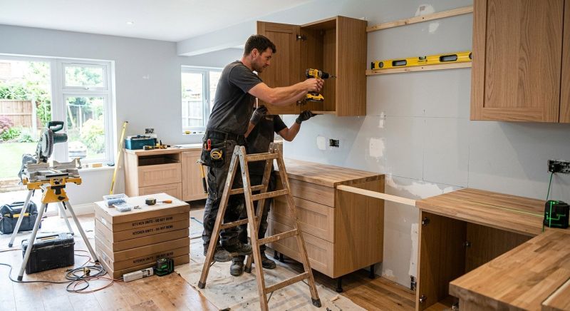 Pine Cabinets Installation in Bloomington, IN