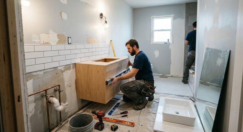 Vanity Installation in Muncie, IN
